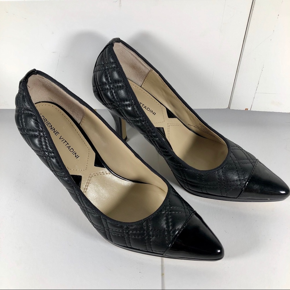 Adrienne Vittadini Jantine Quilted High Heel Pumps - Picture 1 of 11